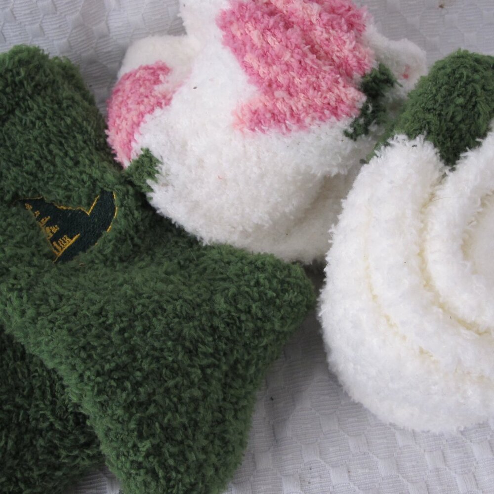 New - Bundle of 3 Pair Wicked theme Fuzzy Socks